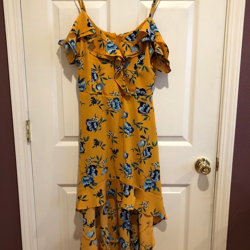 Yellow Floral Dress